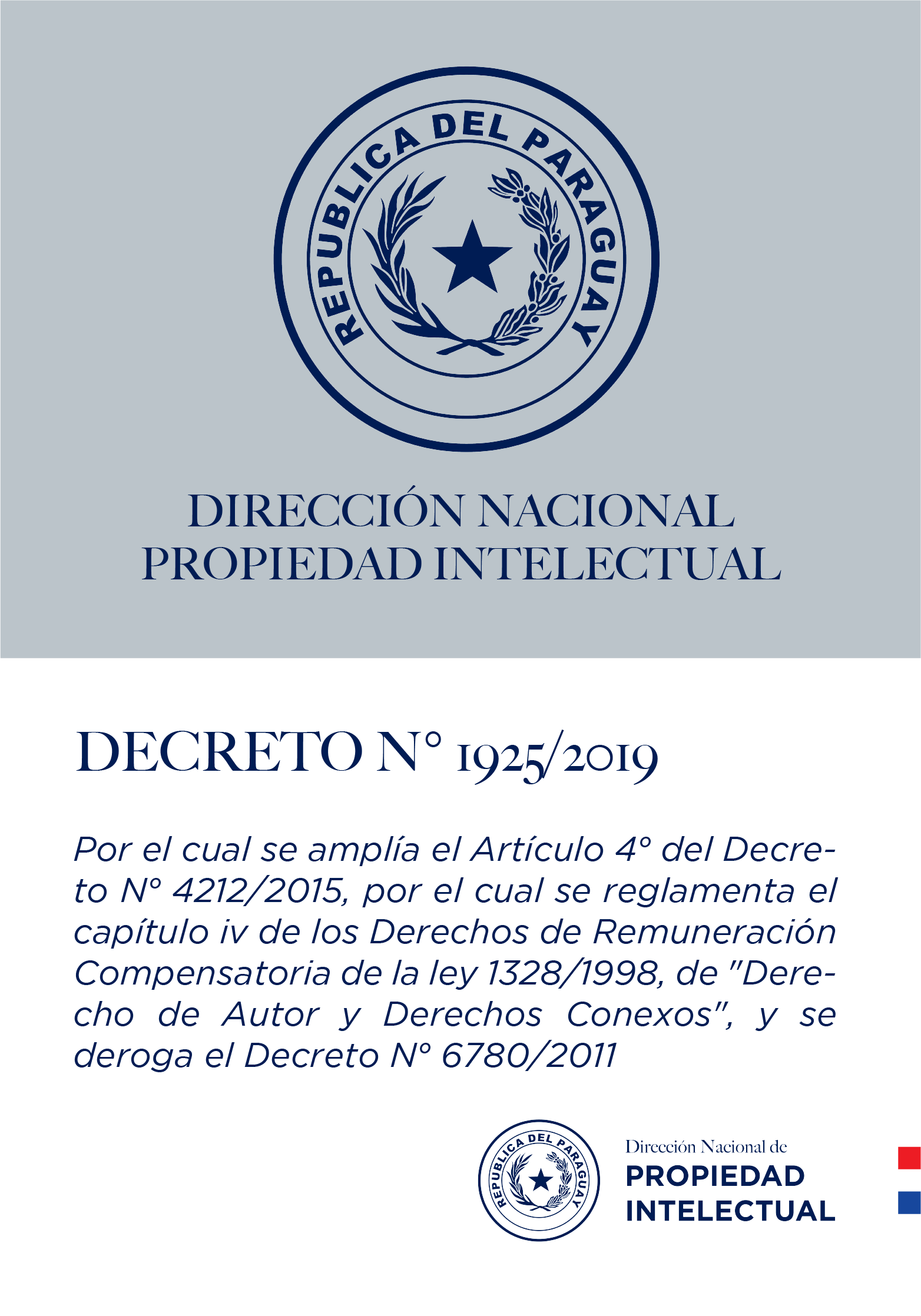 Decreto Nro 1925/2019