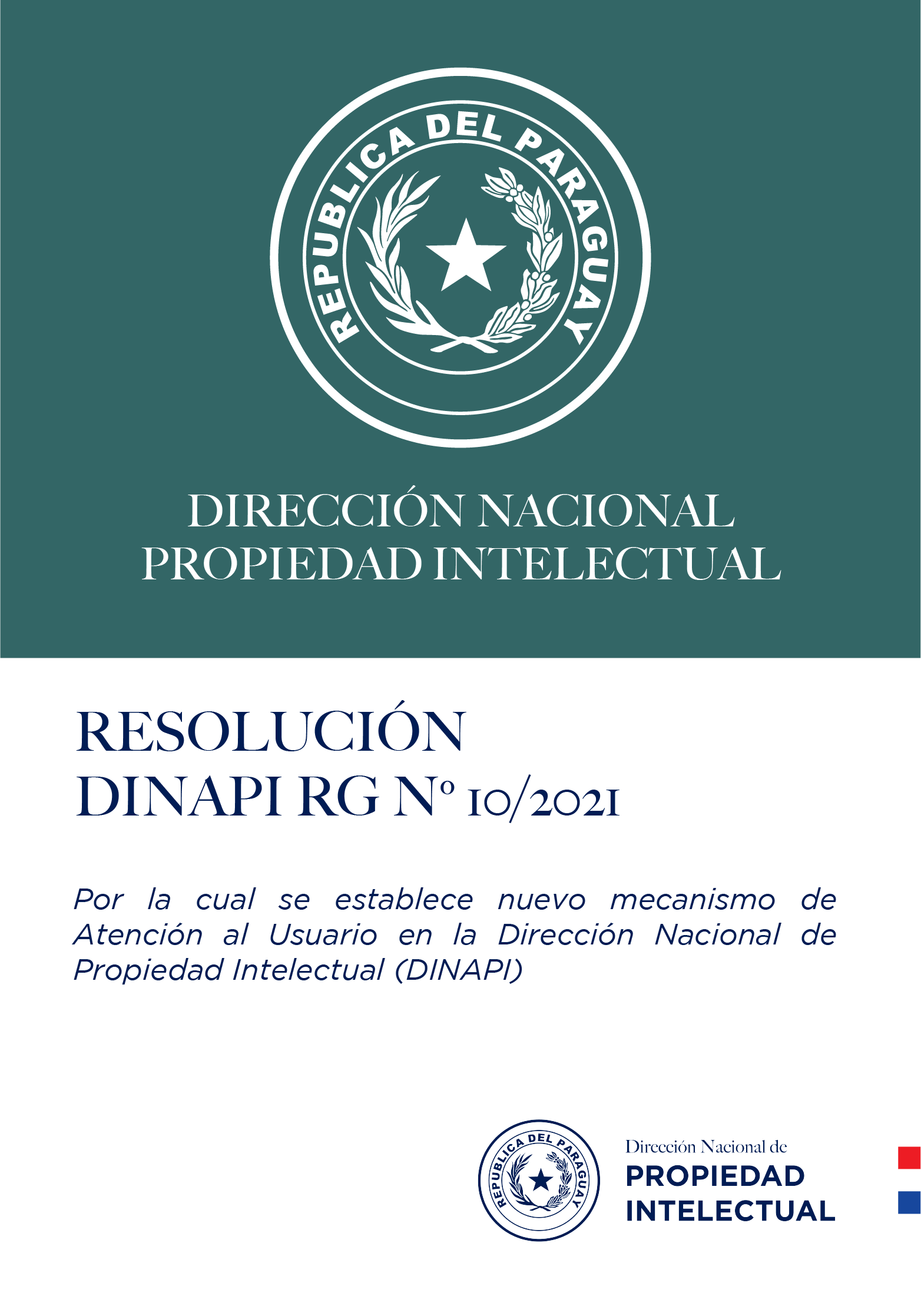 RESOLUCIÓN DINAPI Nº  10/2020