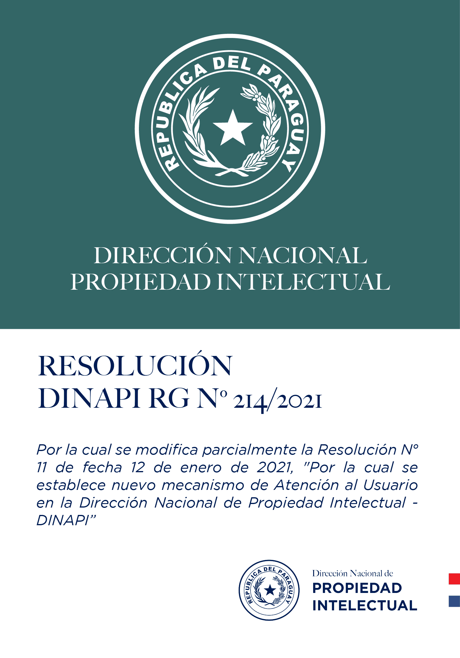 RESOLUCIÓN DINAPI Nº