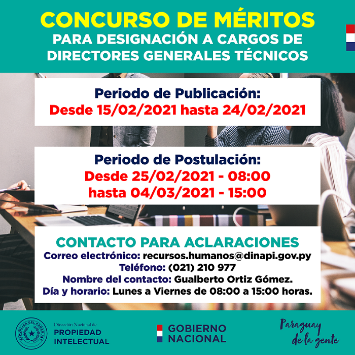 Concurso de Directores Generales Técnicos