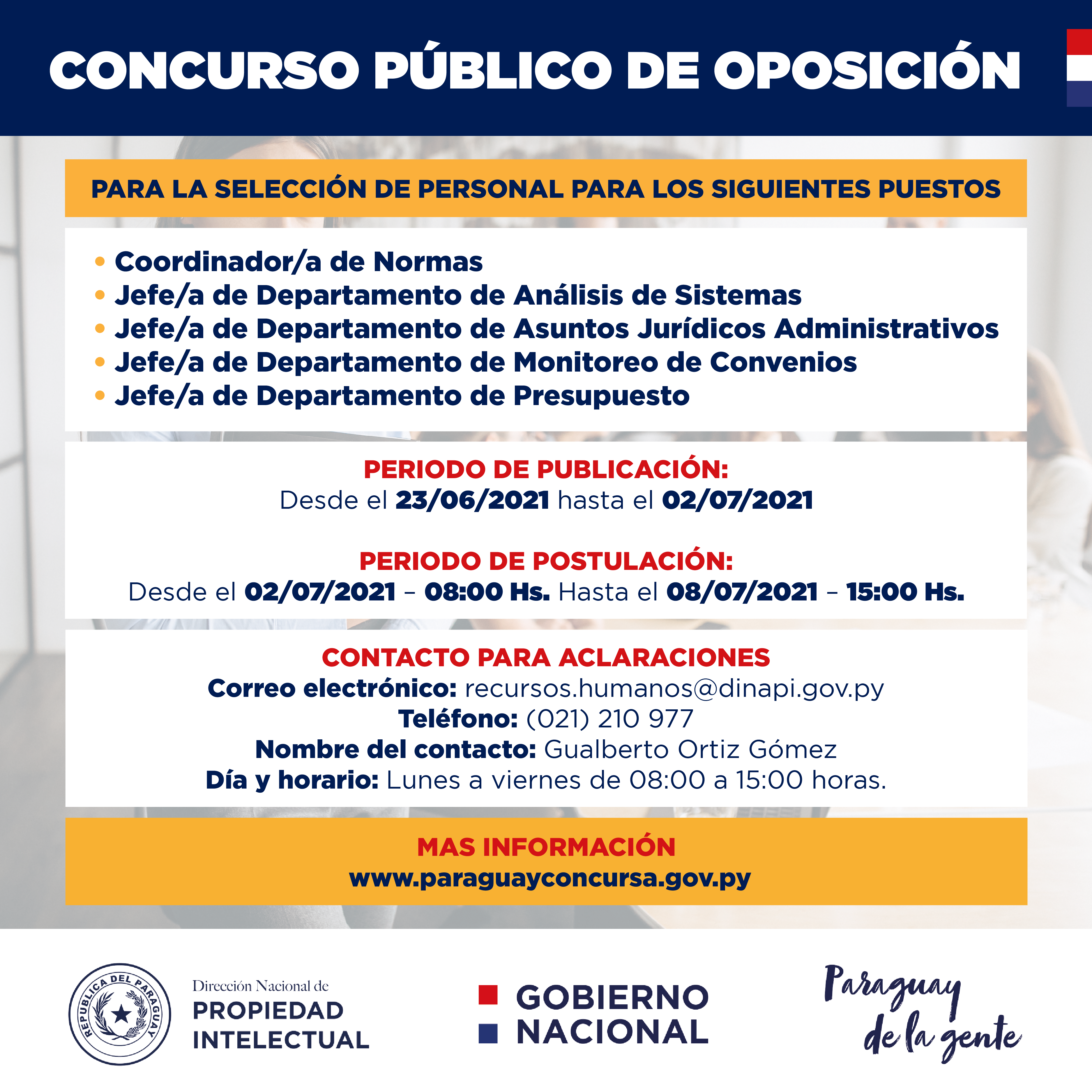 Concurso Público de Oposición