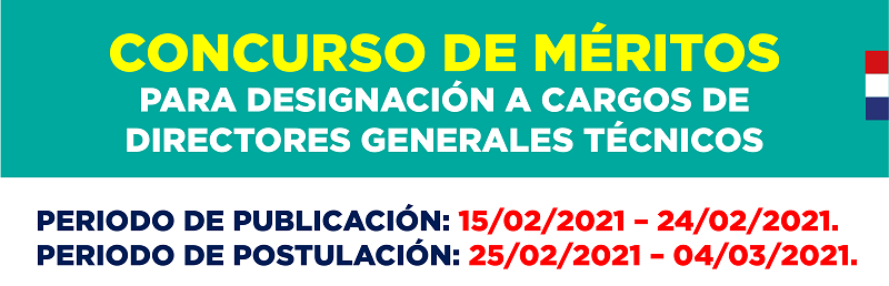 Concurso de Directores Generales Técnicos