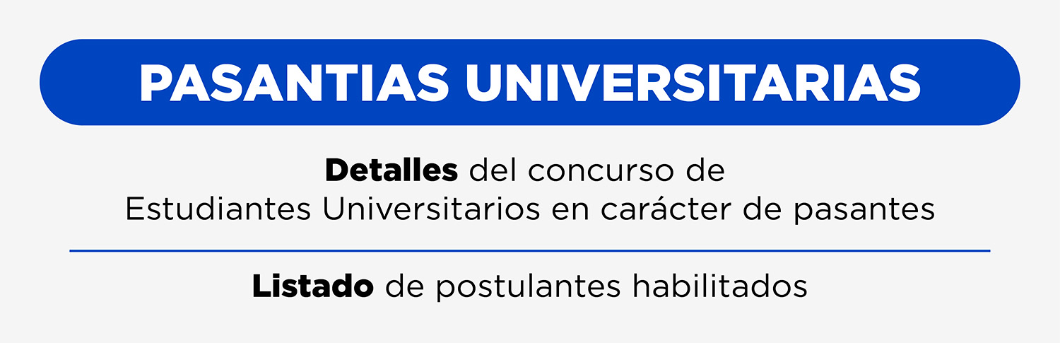 Pasantías Universitarias Mayo 2025