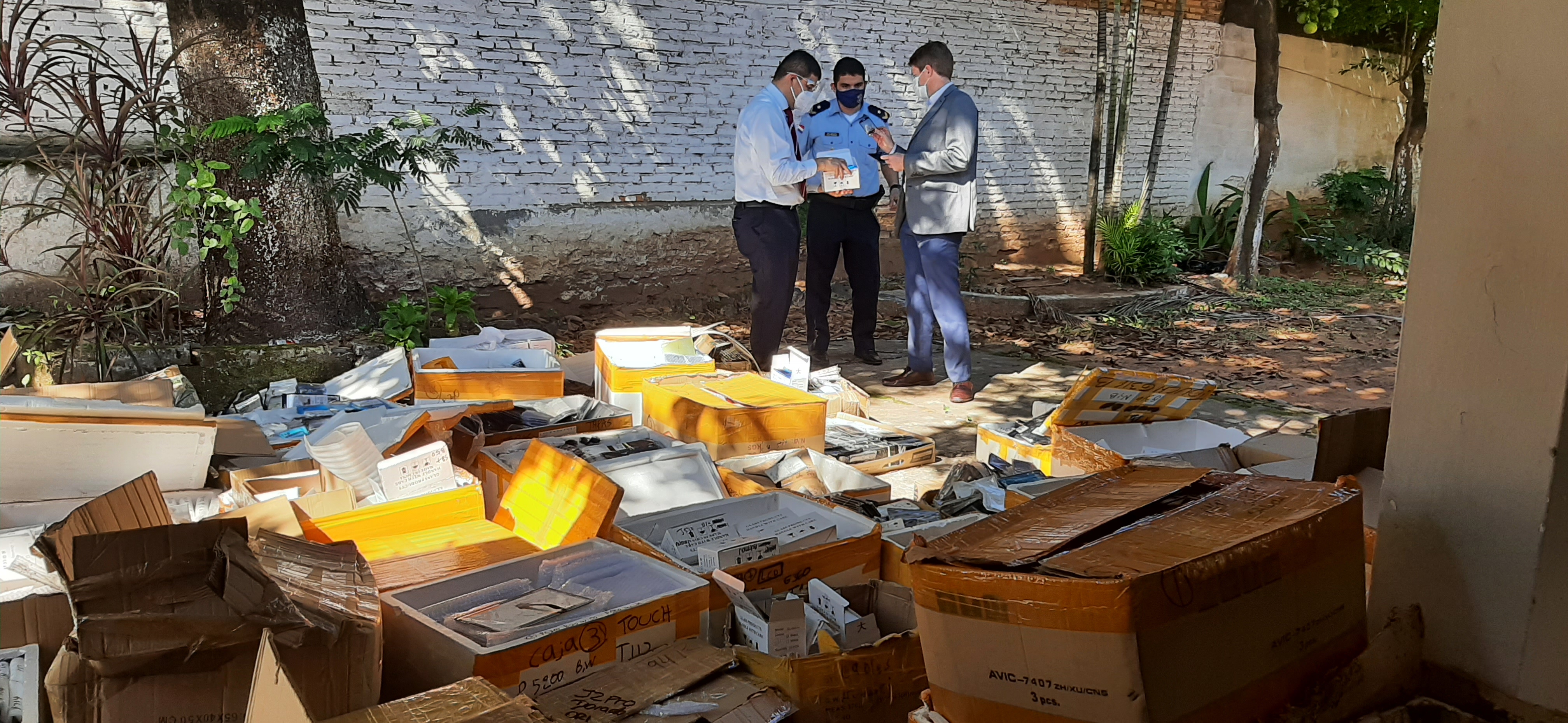 DINAPI, Ministerio Público y Policía Nacional incautan por valor de un millón y medio de dólares