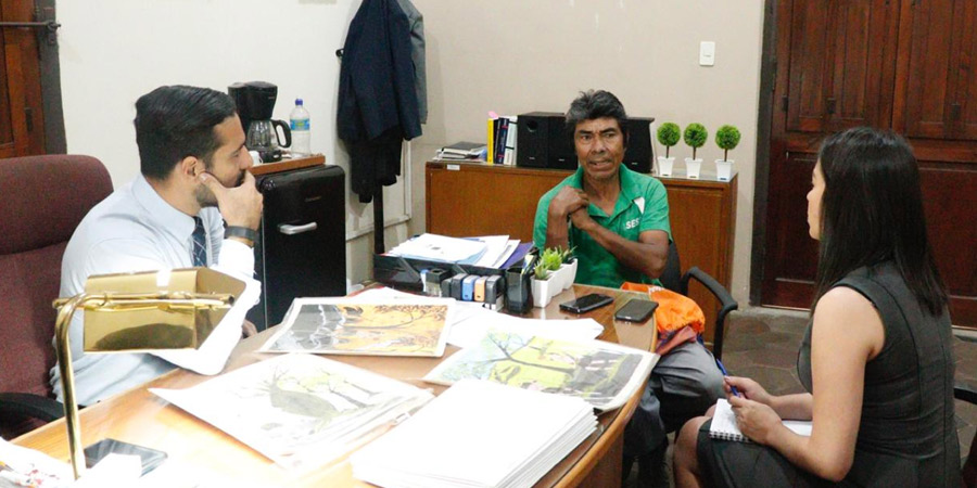 Artista de la etnia Ishir Chamacoco inicia proceso de registro de obras en DINAPI