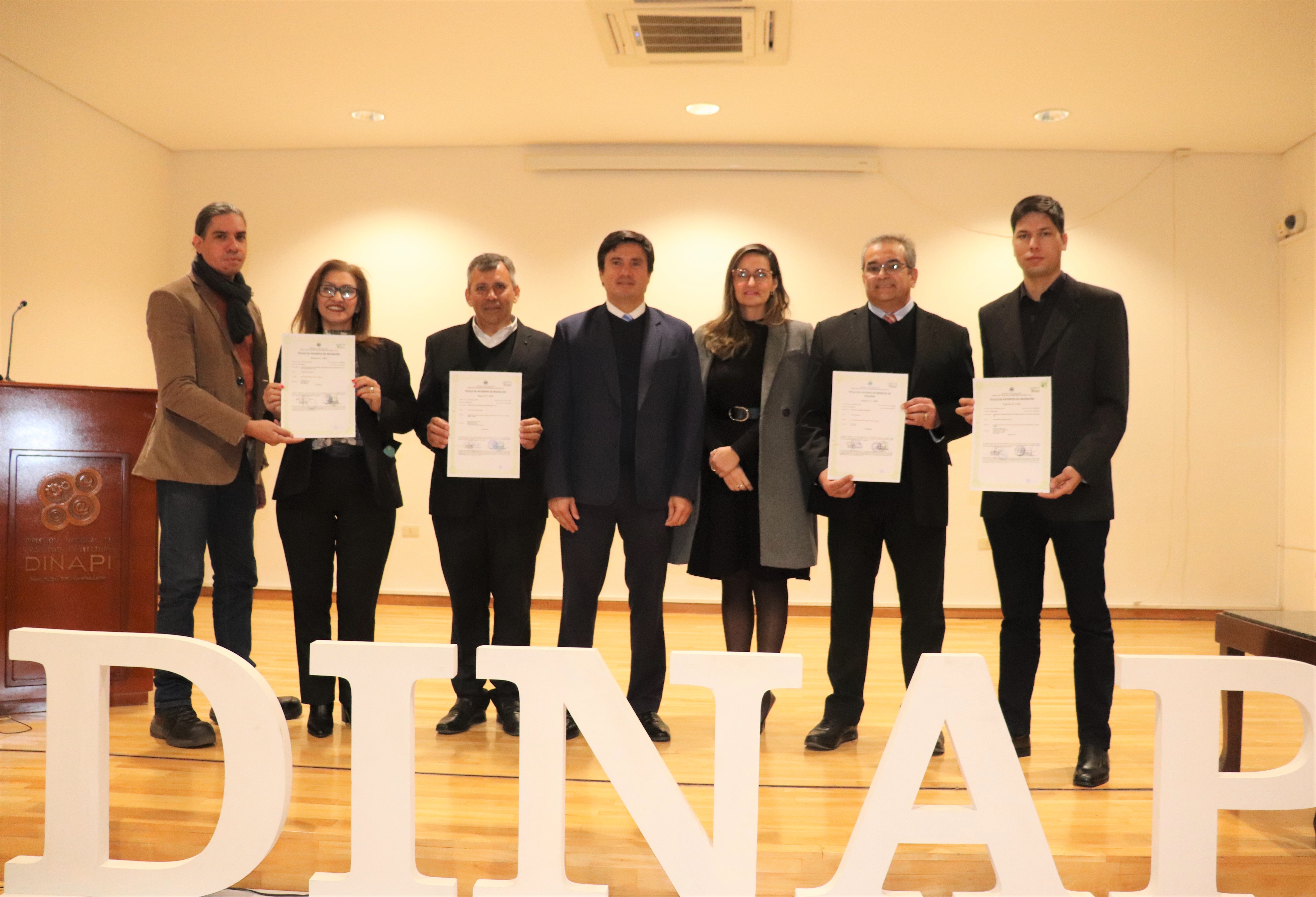 Inventores paraguayos recibieron sus certificados simbólicos de Patentes Nacionales