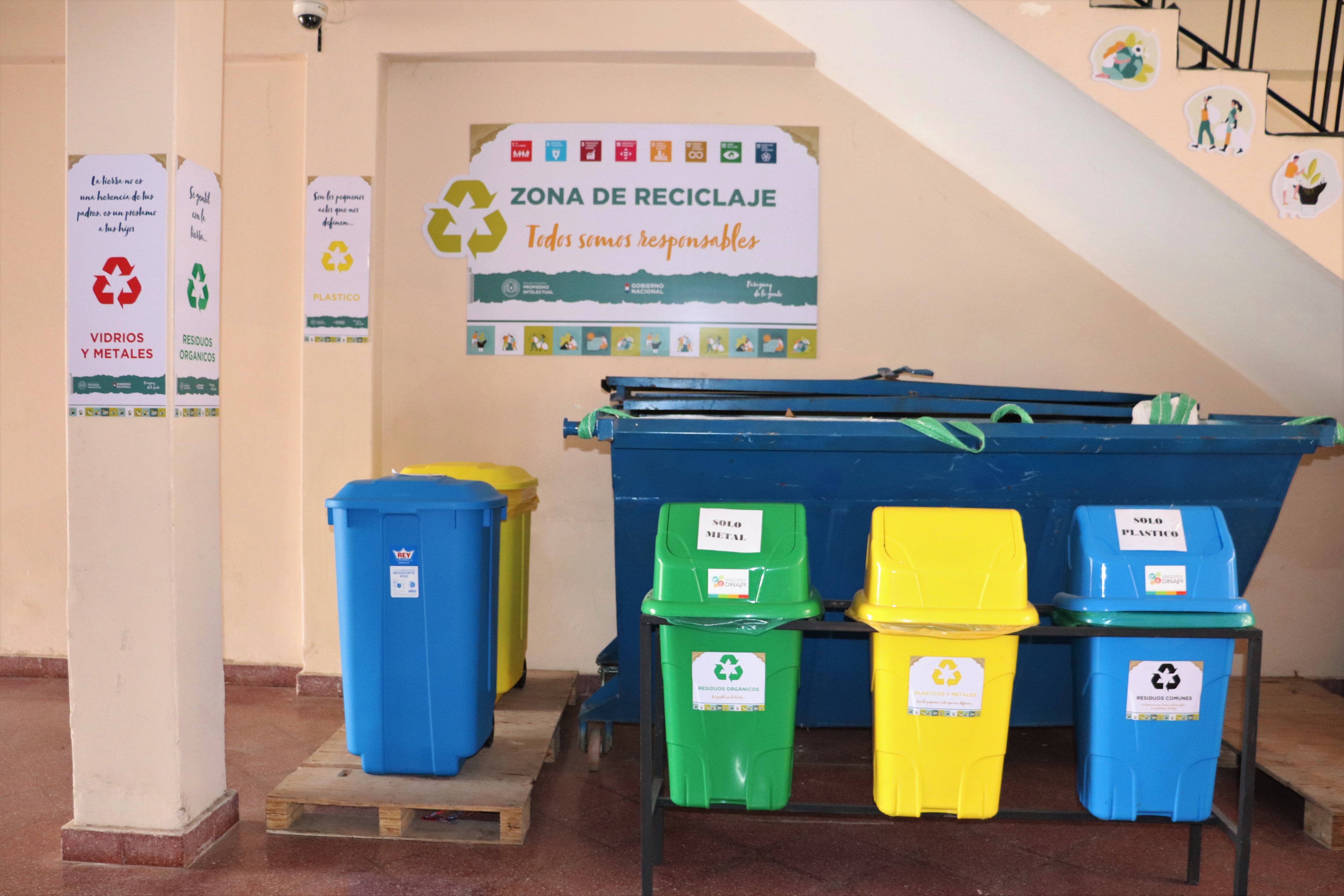 La DINAPI implementa un nuevo proyecto de reciclaje y ratifica su compromiso con el cuidado del medio ambiente