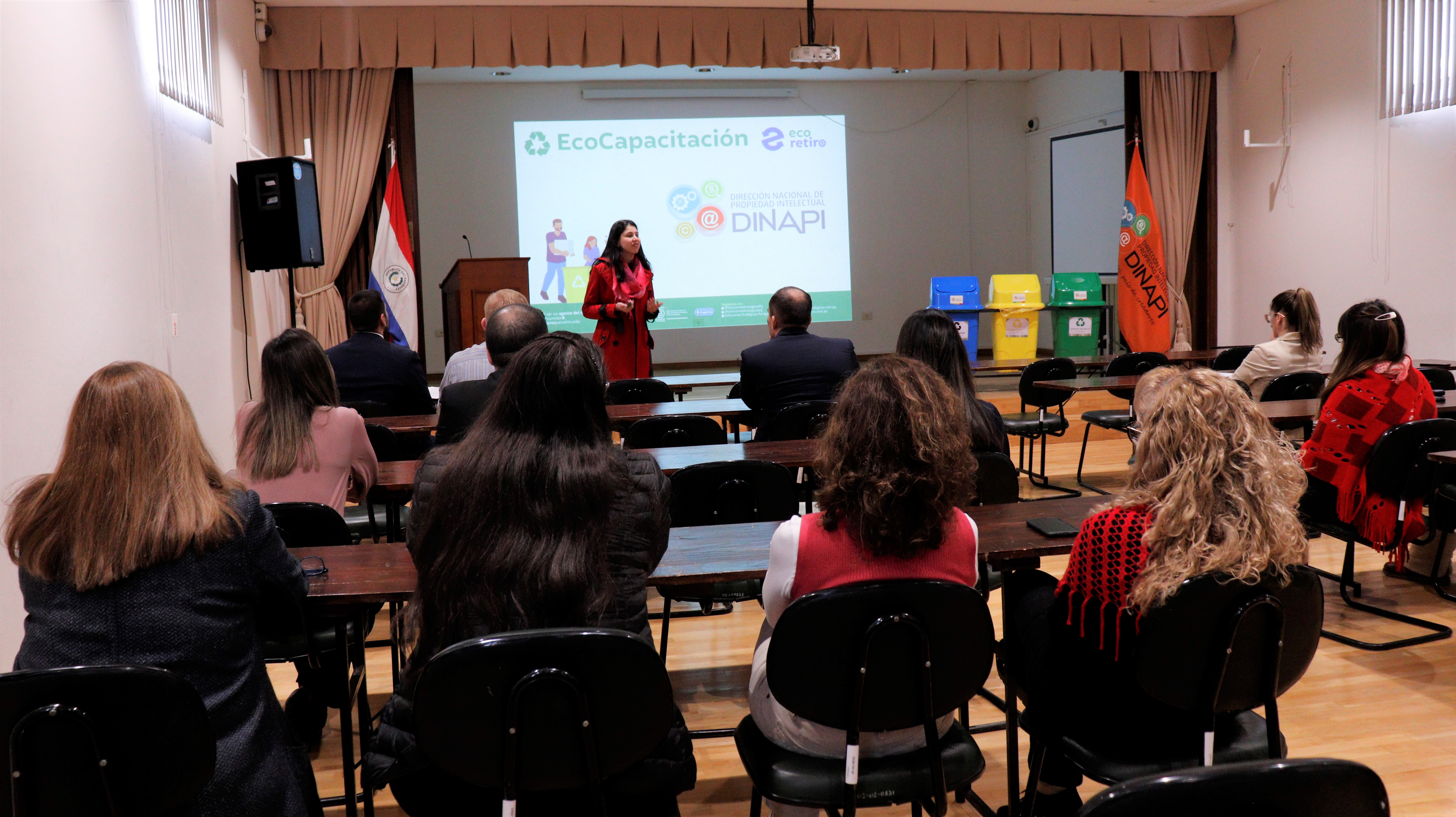 Funcionarios de la DINAPI participaron de jornadas de EcoCapacitación para gestión y manejo de residuos reciclables