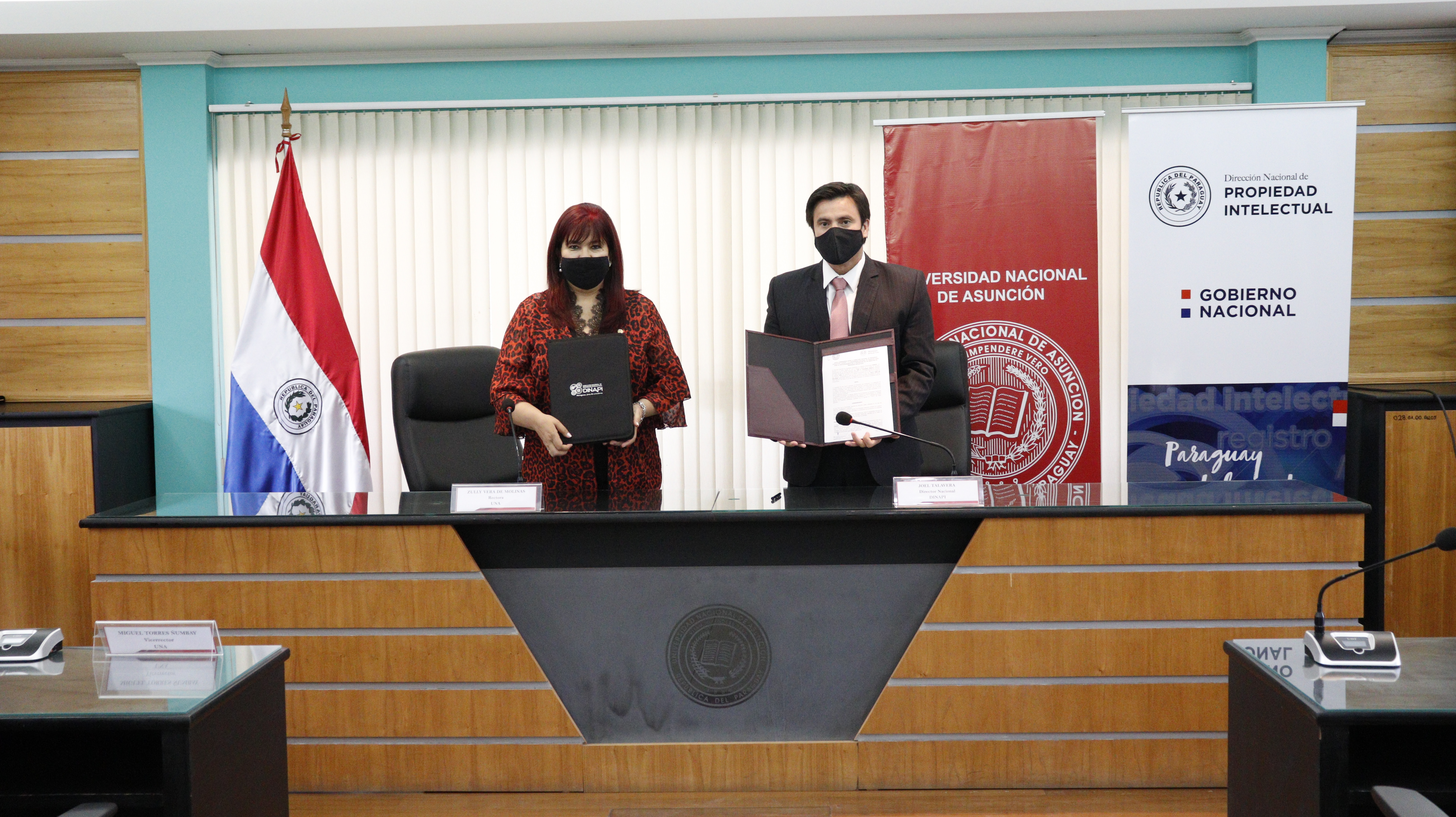 DINAPI y la Universidad Nacional de Asunción firman una carta compromiso para fortalecer la protección de los derechos de propiedad intelectual
