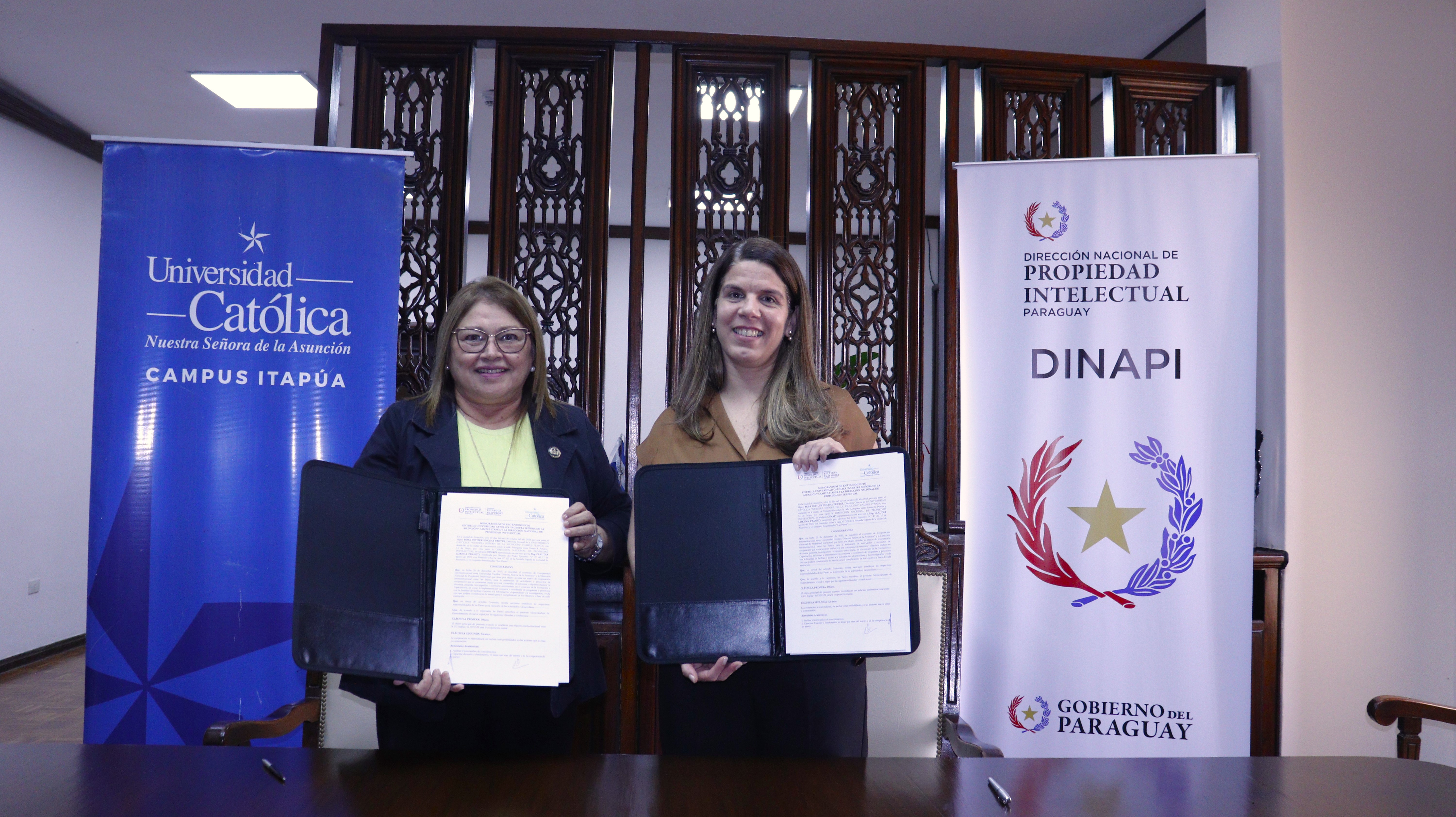 Acuerdo interinstitucional para desarrollar actividades académicas y capacitaciones en el ámbito de la Propiedad Intelectual
