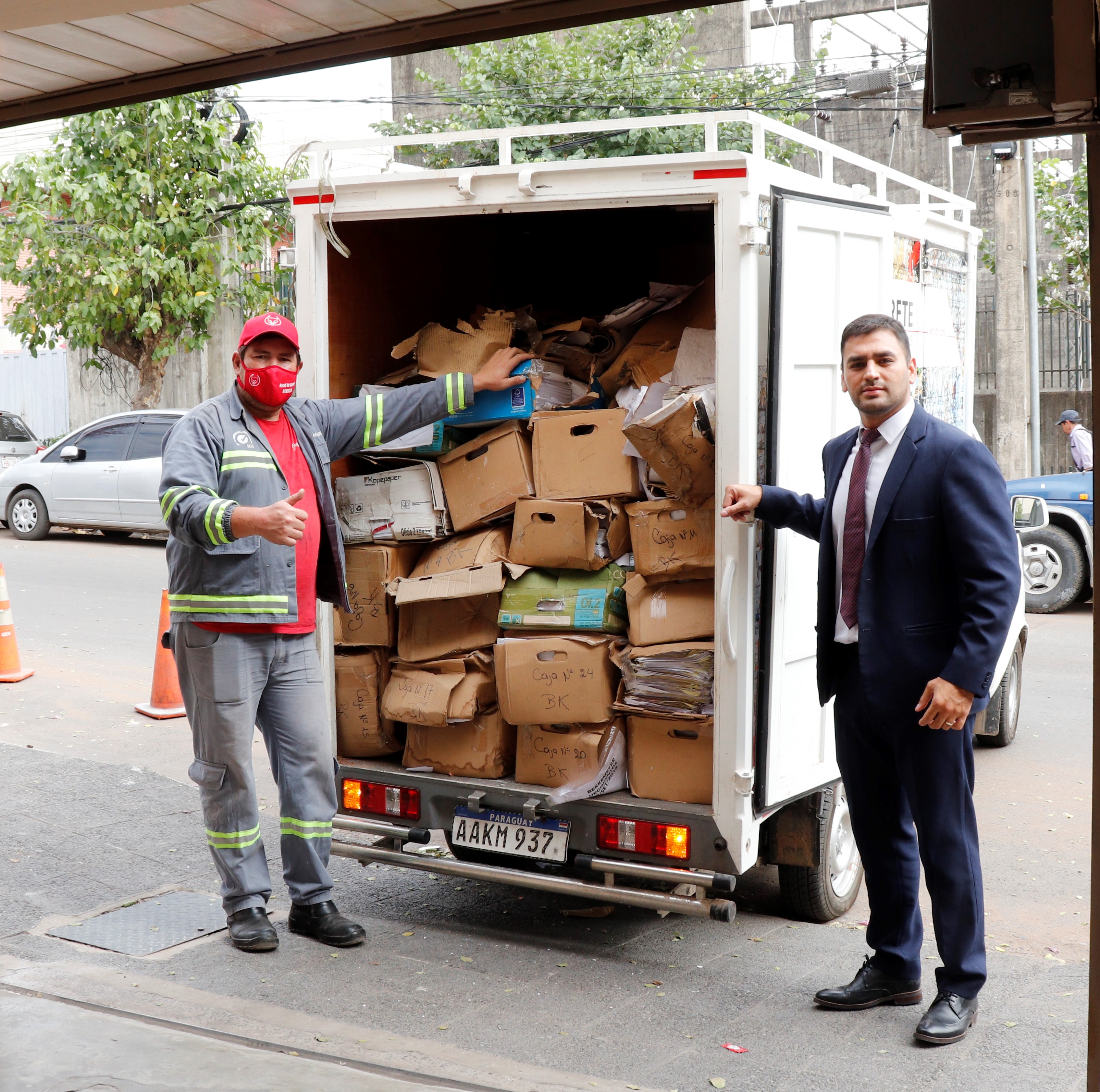 La DINAPI realizó segunda entrega de materiales reciclables