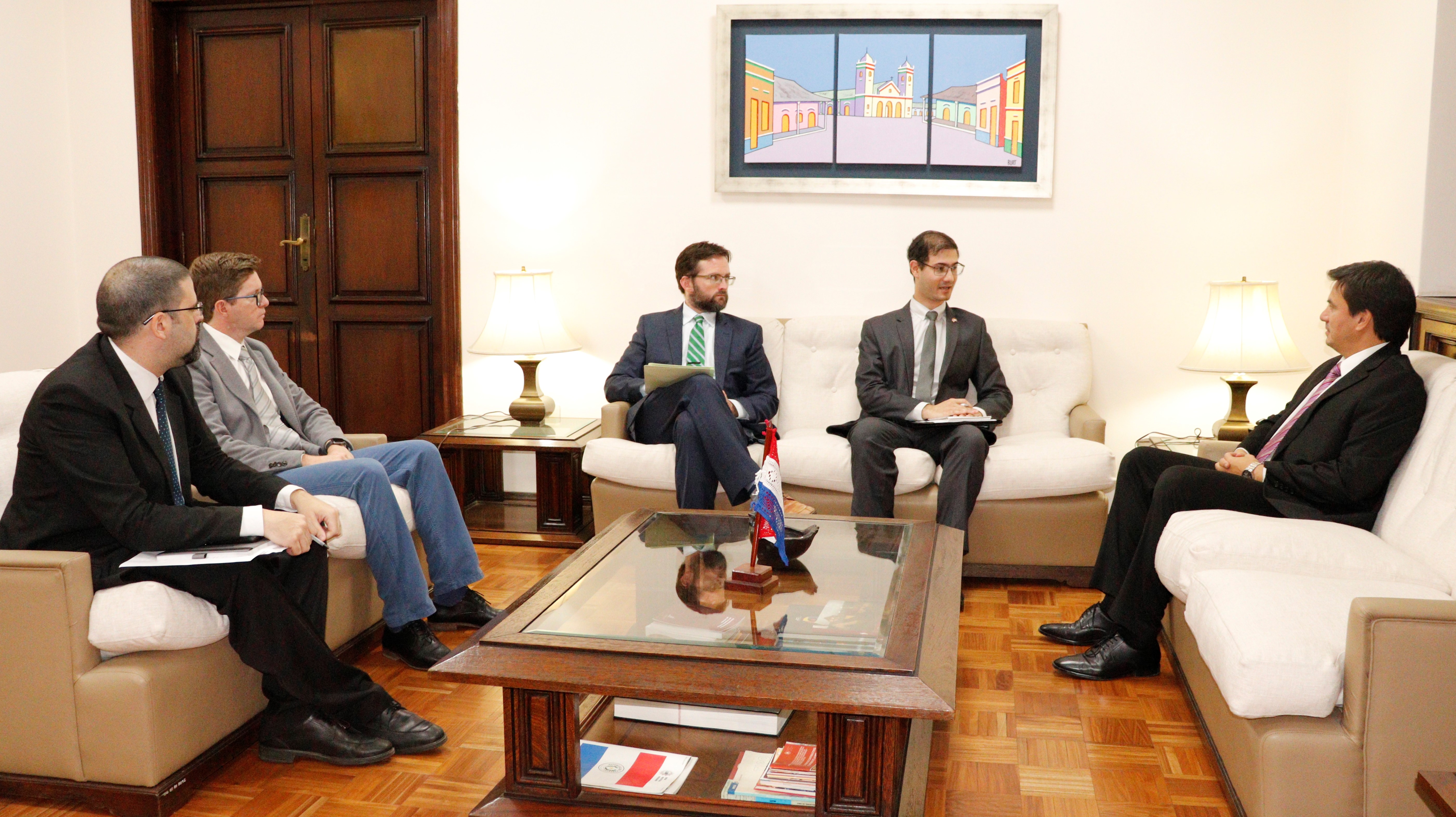 La DINAPI y el Gobierno de Estados Unidos reafirman acciones a favor de la propiedad intelectual.