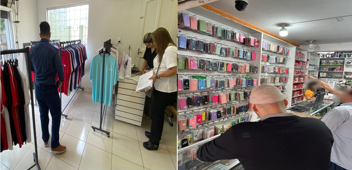 En Asunción y Central se incautaron mercaderías presumiblemente falsificadas por un monto estimativo de U$S 123.000