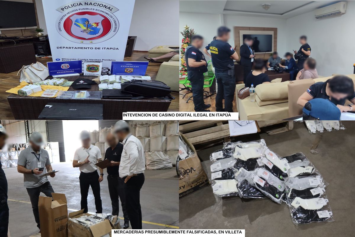 Participación de la DINAPI en operativos de protección de la propiedad intelectual