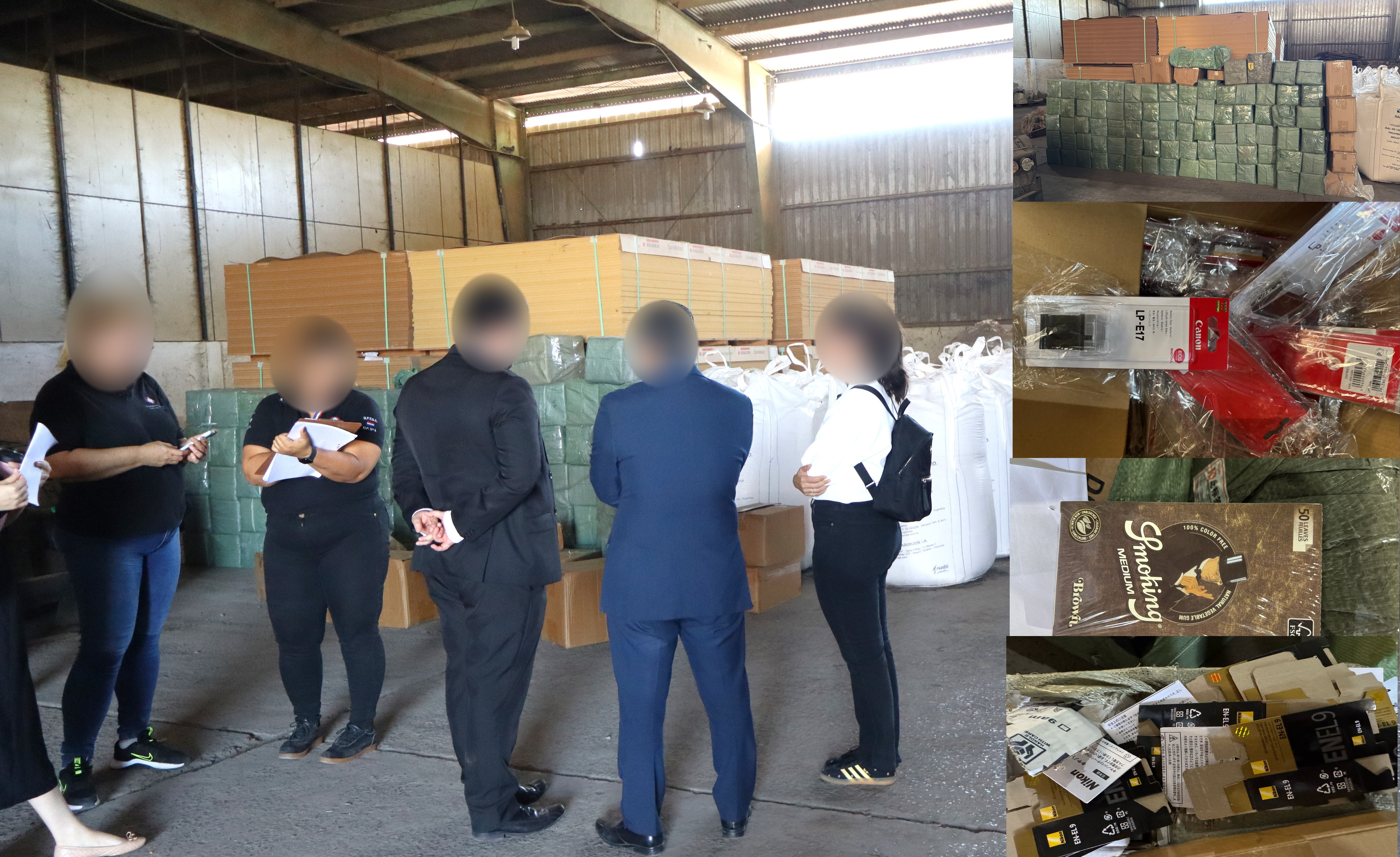 Verificación de la DINAPI culmina en incautación de baterías y papeles