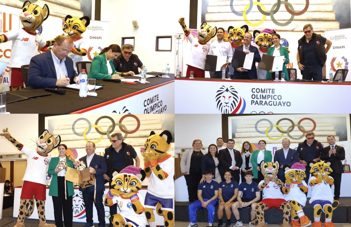 DINAPI y COP firmaron convenios para la protección de marcas en eventos deportivos internacionales