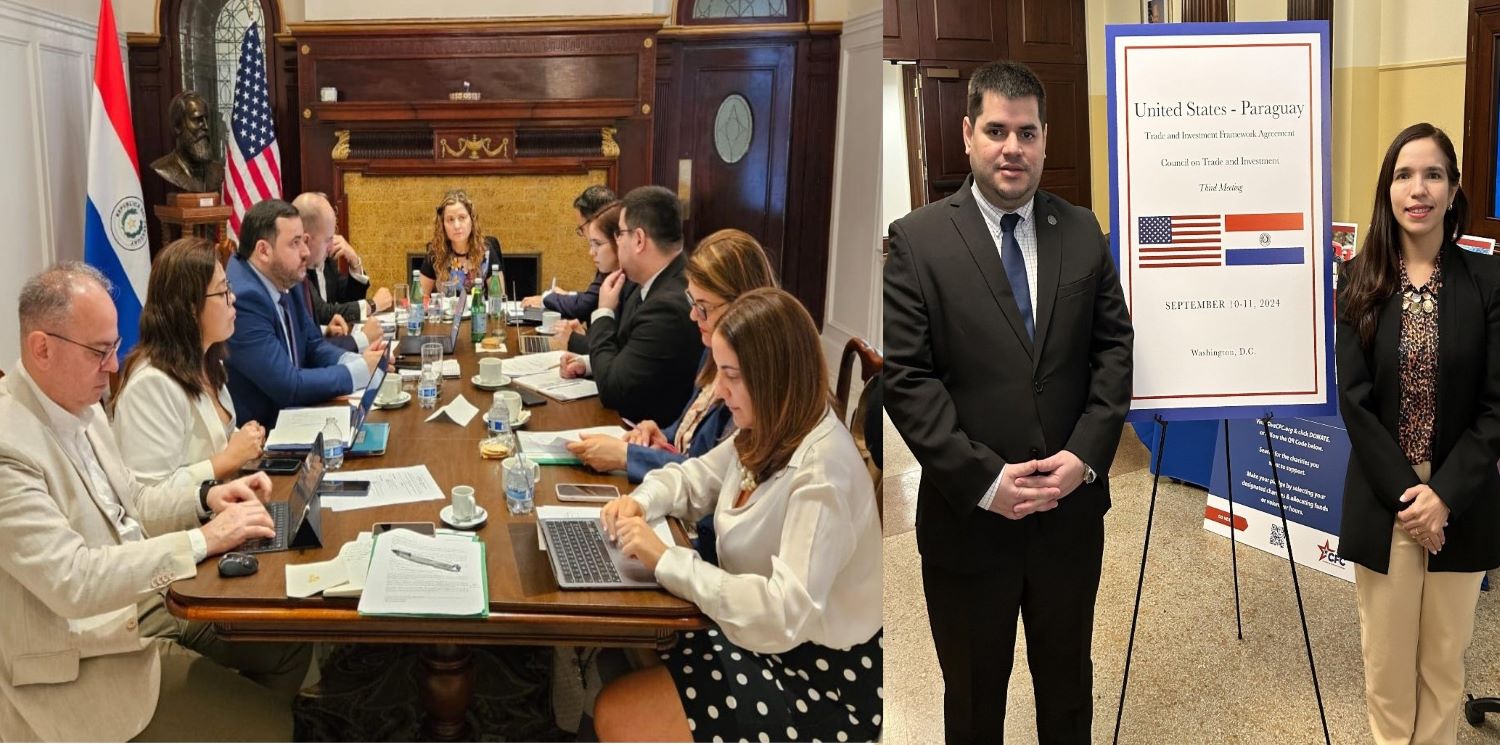 Destacada participación de la DINAPI en la III Reunión del TIFA entre Paraguay y Estados Unidos