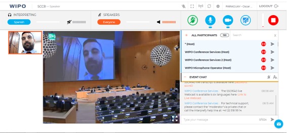 DINAPI aborda el tema «Derechos de autor en el entorno digital» ante la sesión del Comité Permanente de Derecho de Autor y Derechos Conexos de la OMPI