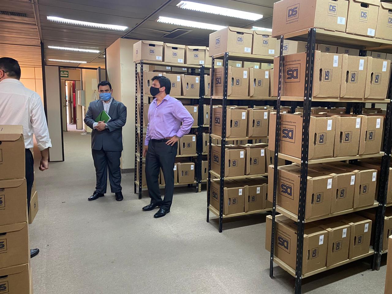 DINAPI inicia proceso de modernización de archivos