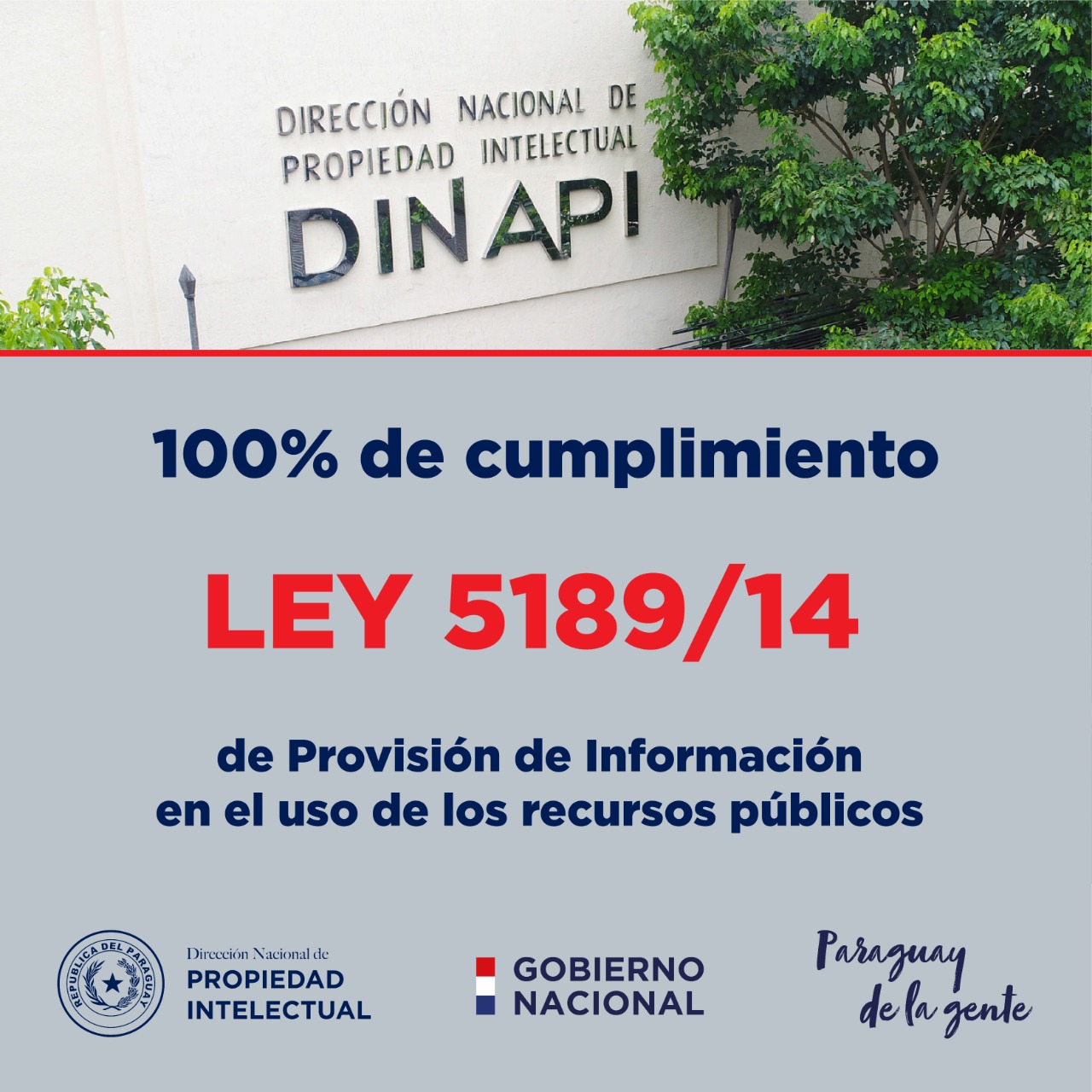DINAPI figura en listado de instituciones que cumplen con leyes de transparencia
