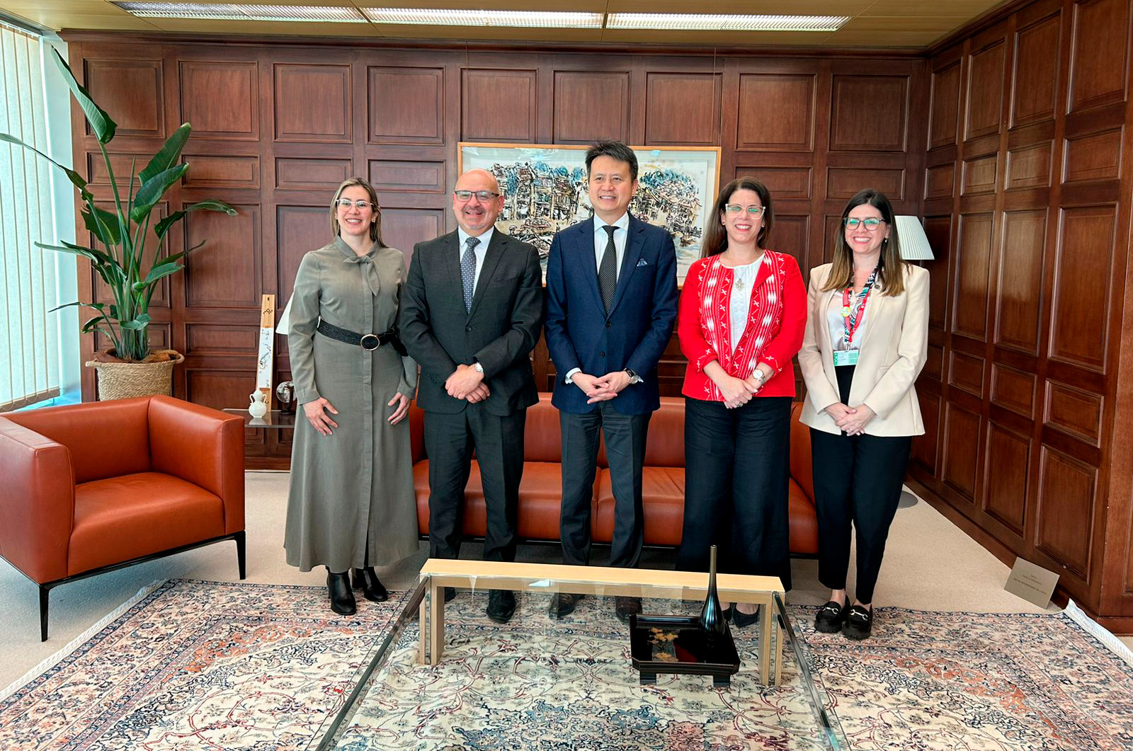 Autoridades paraguayas se reunieron con el director general de la OMPI