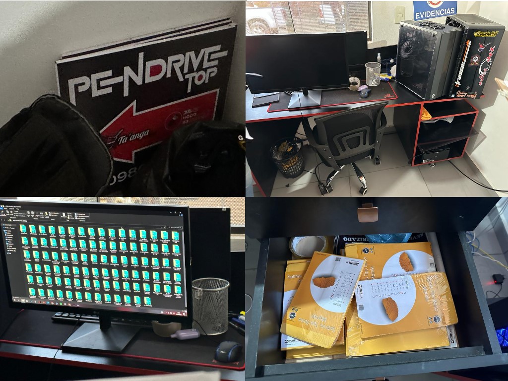 Operativo Antipiratería: se desmontó centro de grabación y distribución de materiales musicales presumiblemente piratas
