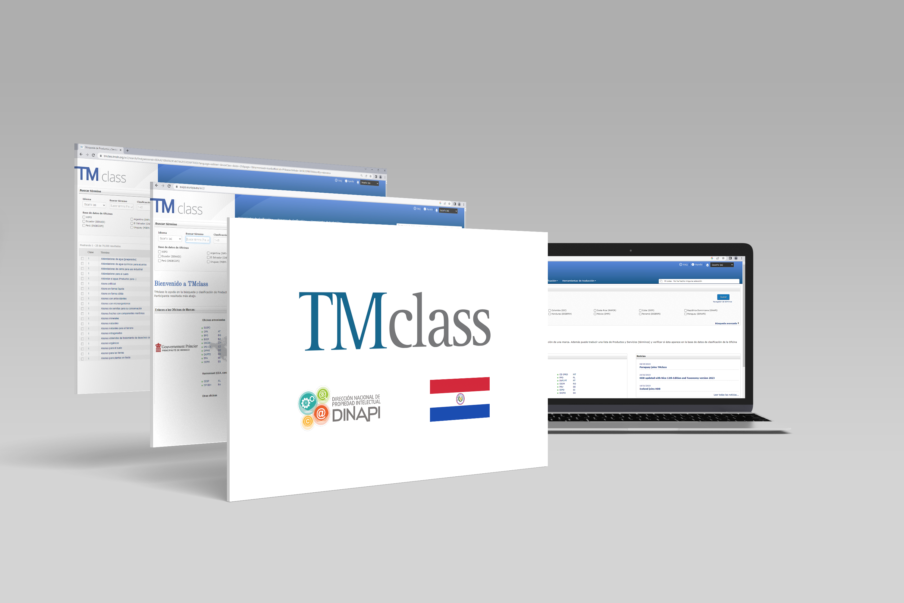 El buscador TMclass facilita el proceso de clasificación de un producto o servicio en la lista Niza para el registro de marcas