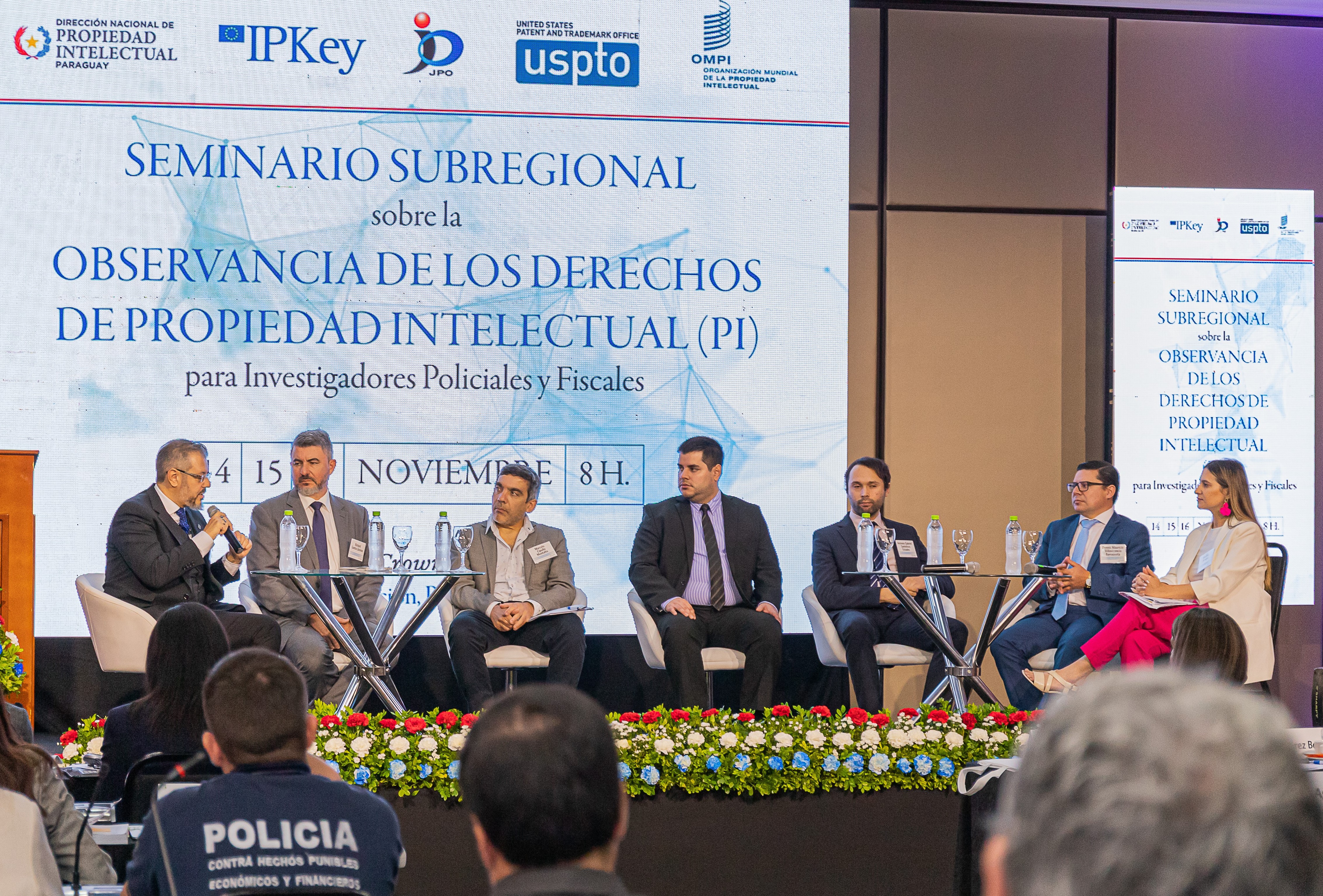 Retos y soluciones en la investigación de delitos contra la PI fueron temas del seminario Internacional celebrado en Paraguay