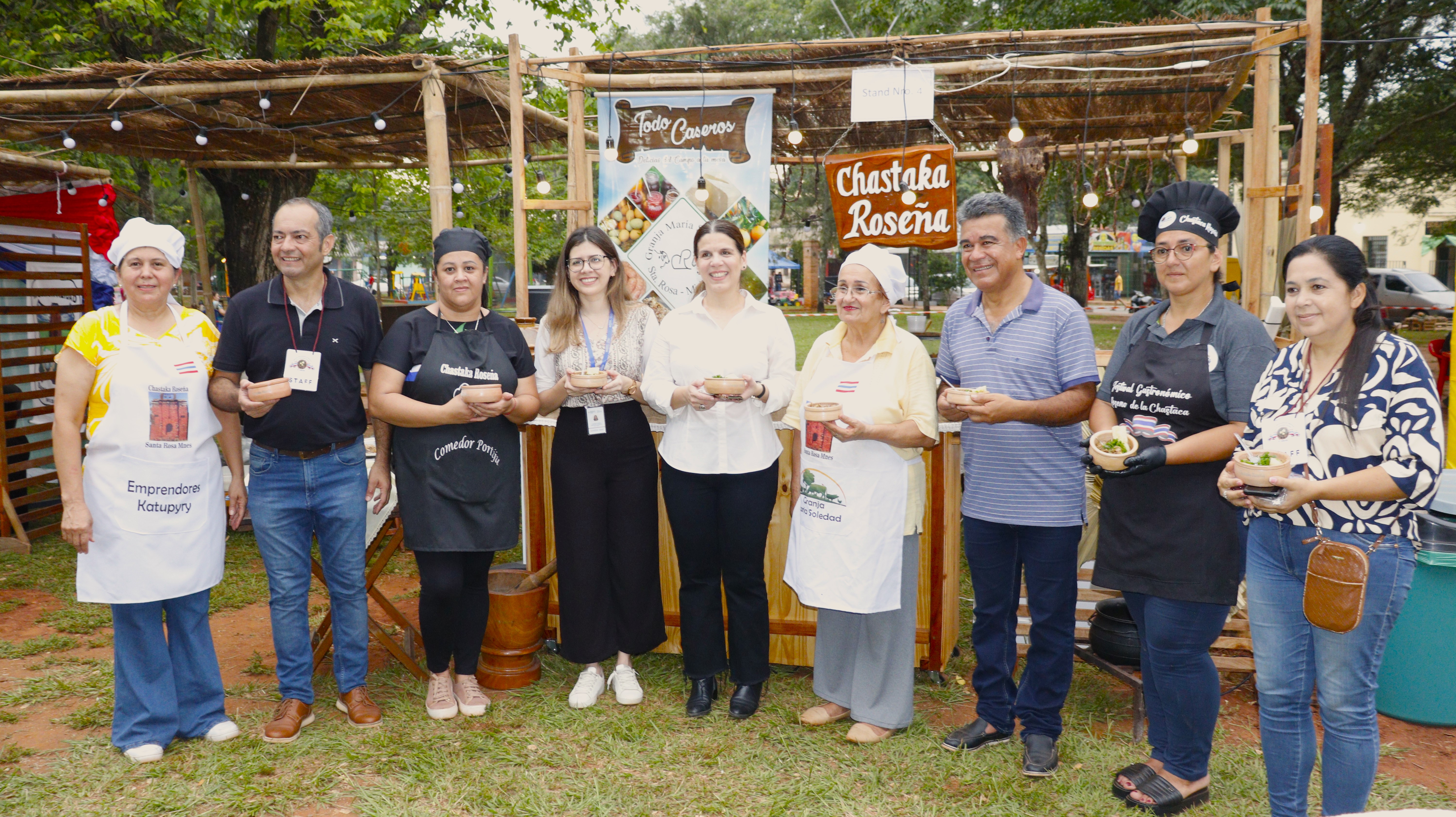 La DINAPI estuvo presente en el Festival Gastronómico Nacional de la Chastaka Roseña en Misiones