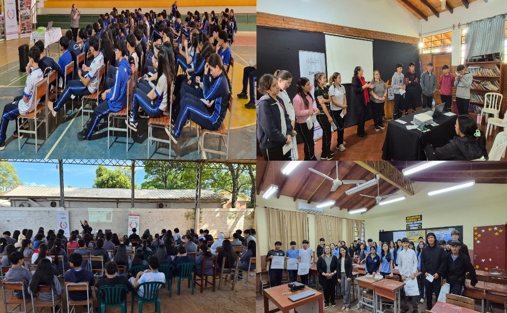 Más de 500 estudiantes del departamento de Itapúa recibieron informaciones sobre Propiedad Intelectual