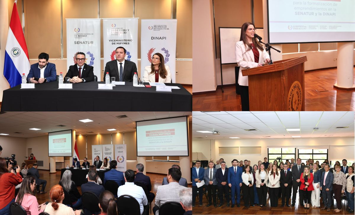 La DINAPI y la SENATUR presentaron beneficios diferenciados para mipymes que buscan formalizarse