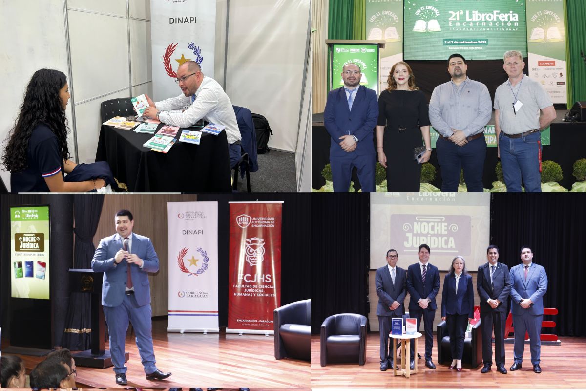 Activa participación de la DINAPI en la Libroferia de Encarnación 2025