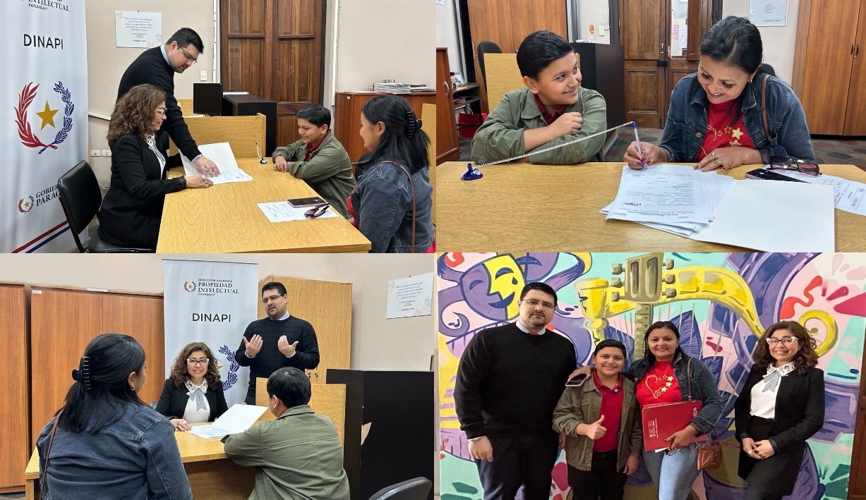 Joven artista nacional inició trámite para el registro de sus obras ante la DINAPI