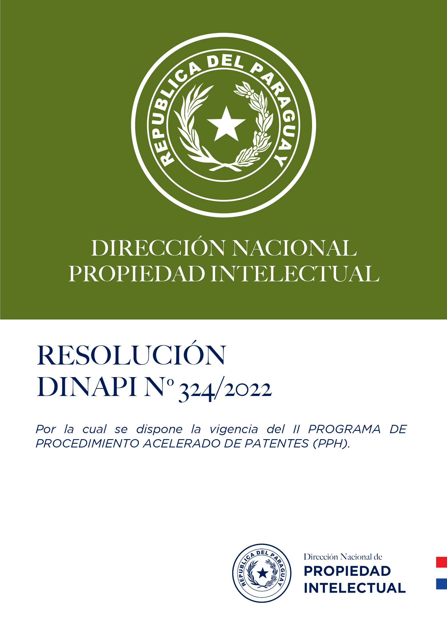 Resoluci&oacute;n 324