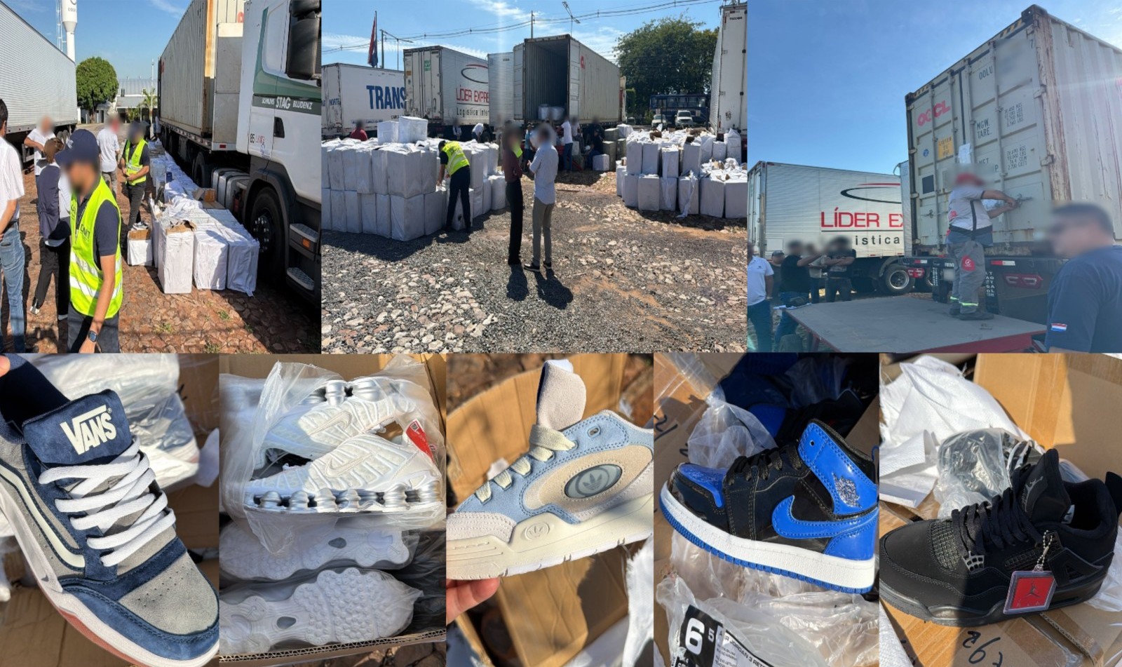 En Luque se logró millonaria incautación de productos falsificados en puerto privado