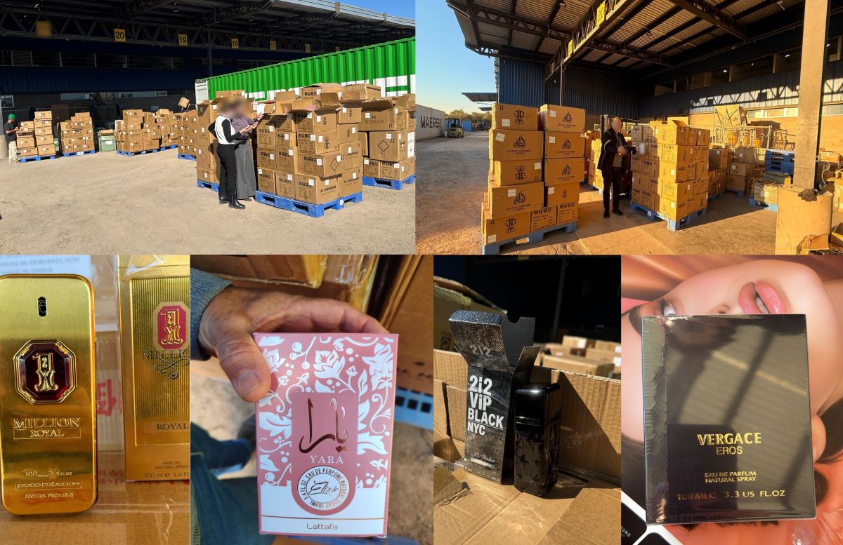 Incautación de importante cantidad de perfumes tras verificaciones de la DINAPI